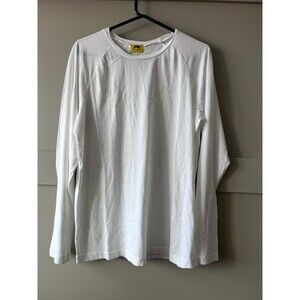 Kealopiko Shirt Womens Large White‎ Long Sleeve Hawaiian Lewa Lani Graphic USA